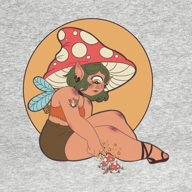 Mushroom Girl by Lanrinheart 